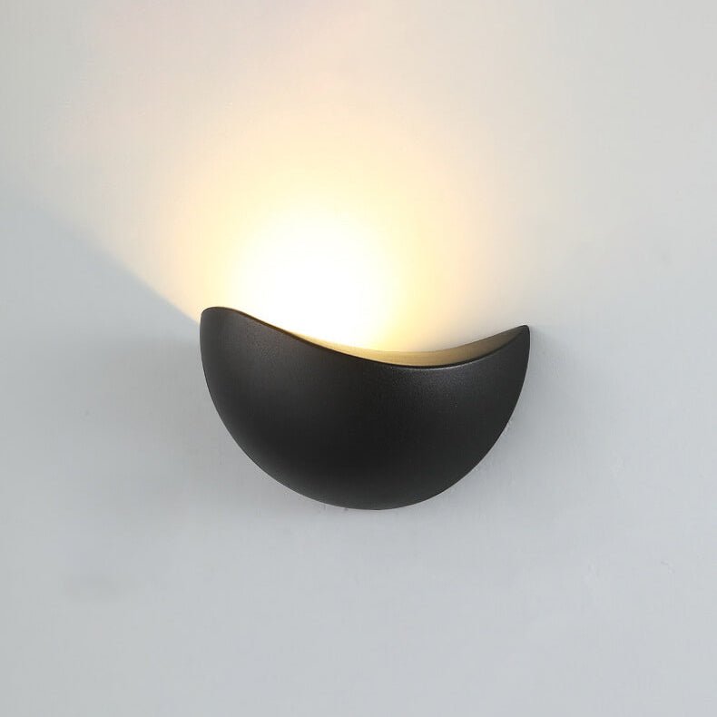 Halbrunde LED-Wandleuchte – Minimalistische Wandbeleuchtung