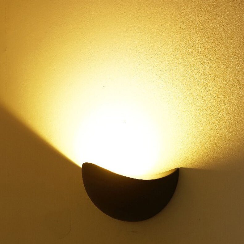 Halbrunde LED-Wandleuchte – Minimalistische Wandbeleuchtung