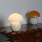 Pilz-Keramik-Tischlampe – Stilvolles Licht Ohne Kabel