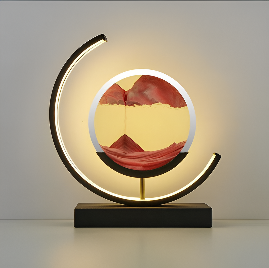 Sand Glow Tischlampe – Beruhigende Lichtgestaltung