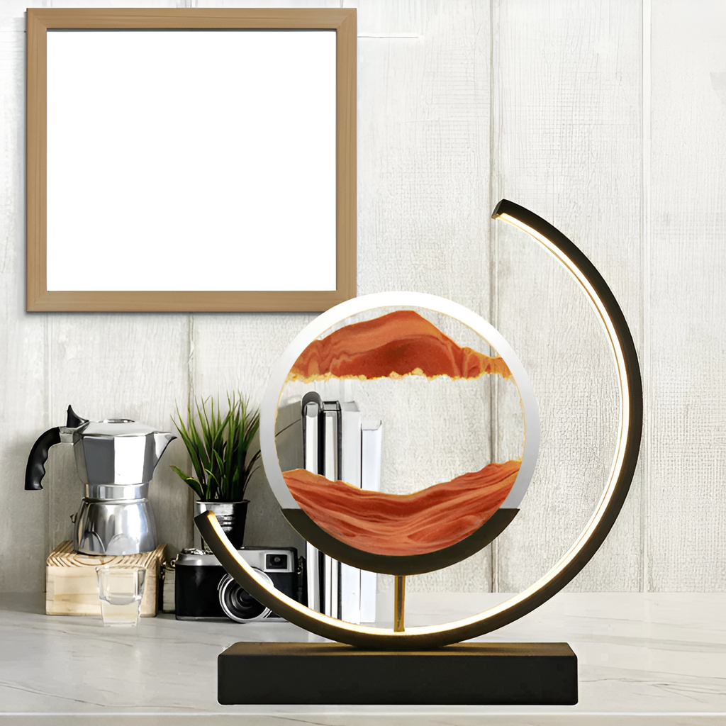 Sand Glow Tischlampe – Beruhigende Lichtgestaltung