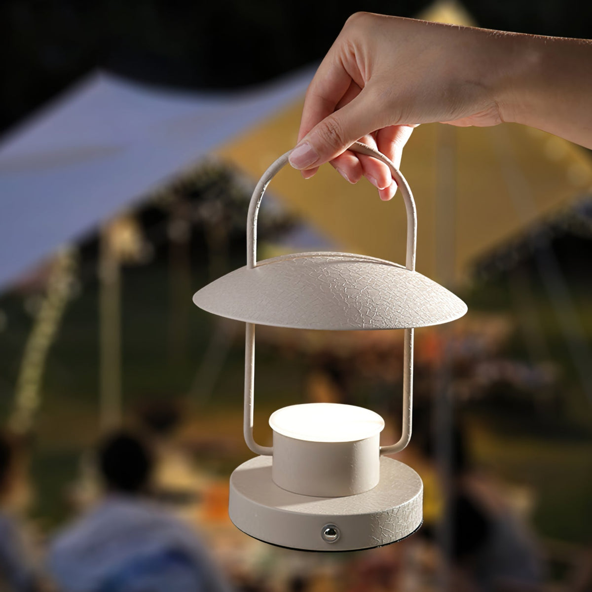 Tragbare Tischlampe Ray – Flexibles Licht für Unterwegs